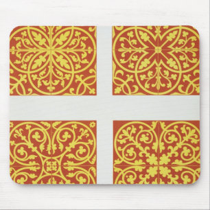 13th century tile designs, illustration from 'Spec Mouse Pad