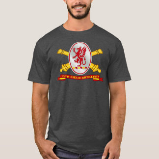 13th Field Artillery w Br Ribbon T-Shirt