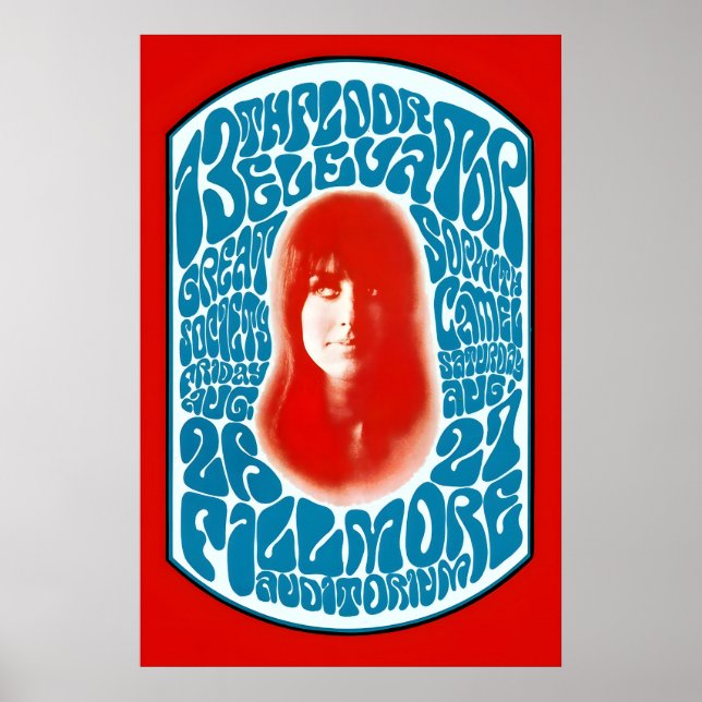 13th Floor Elevator 1966 Concert Poster 1 (Front)