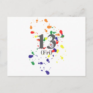13th Friday Postcard