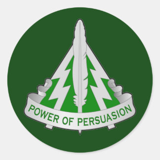 13th Psychological Operations Bn DUI Classic Round Sticker