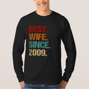 13th Wedding Anniversary Retro Best Wife Since 200 T-Shirt