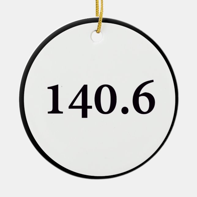 140.6 circle ceramic tree decoration (Front)