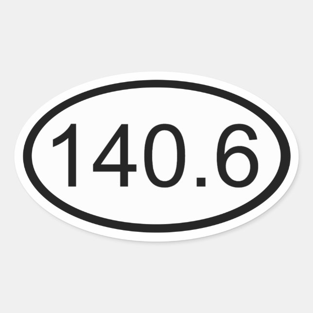 140.6 OVAL STICKER (Front)