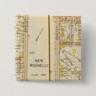 142143 New Rochelle 15 Cm Square Badge