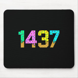 1437 I Love You Forever Meme Sweet Ice Cream Valen Mouse Pad