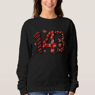 143 I Love You Day Of Love Couple Valentine Day Ma Sweatshirt