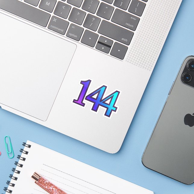 144 Angel Number Confirmation (Laptop w/ iPhone)