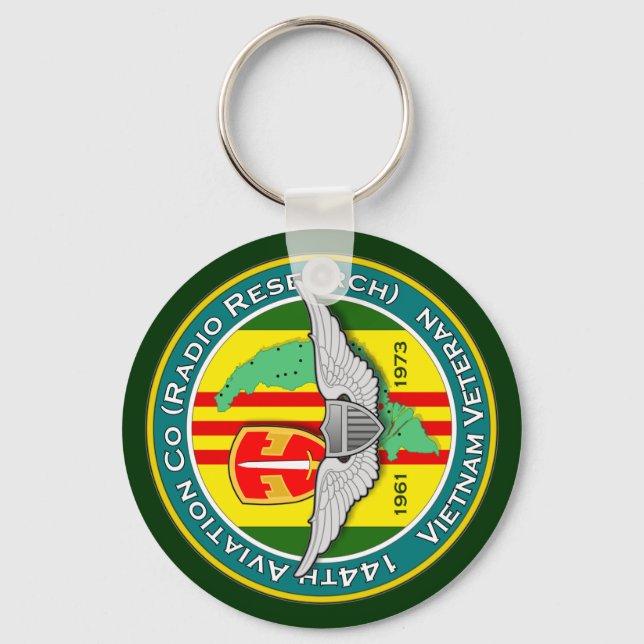 144th Avn Co RR 3 - ASA Vietnam Key Ring (Front)
