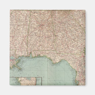 14546 Ark, Tenn, La, Miss, Fla, Ala, Ga, SC Magnet