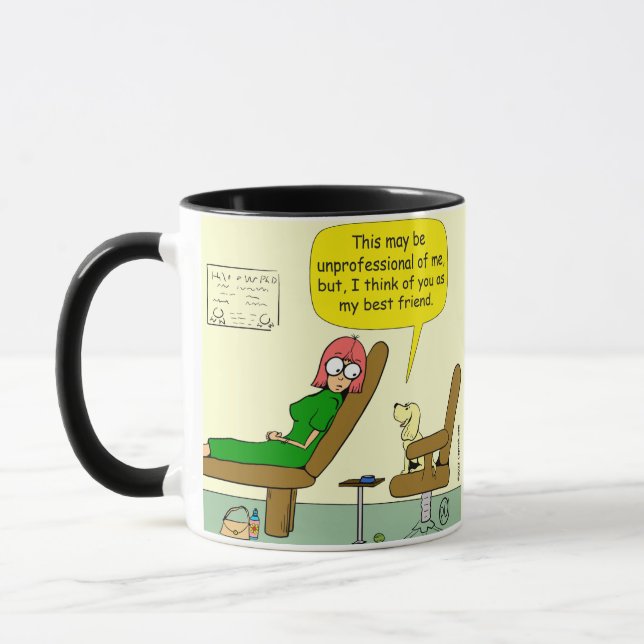 1489 My Best Friend Cartoon Mug (Left)