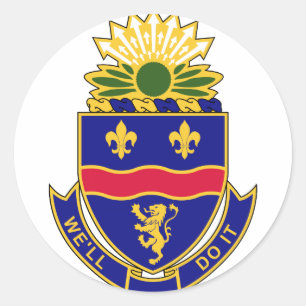 148th Infantry Regiment - We'll Do It Classic Round Sticker