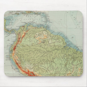 14950 South America Physical Mouse Pad