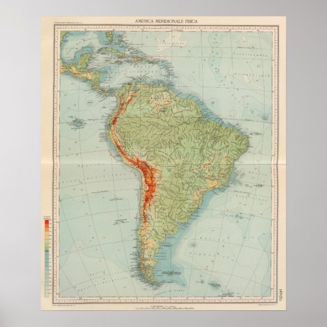 14950 South America Physical Poster (Front)