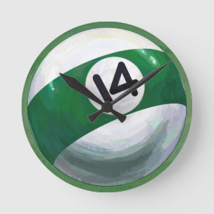 14 Ball Round Clock