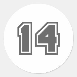 14 CLASSIC ROUND STICKER
