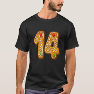 14 Cutest Capital Christmas Cookie Alphabet Number T-Shirt