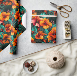 #14 Floral Pattern Wrapping Paper
