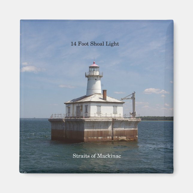 14 Foot Shoal Light magnet (Front)
