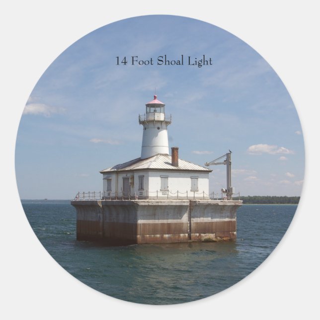 14 Foot Shoal Light sticker (Front)