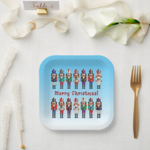 14 Nutty Nutcracker Toy Soldiers Paper Plate