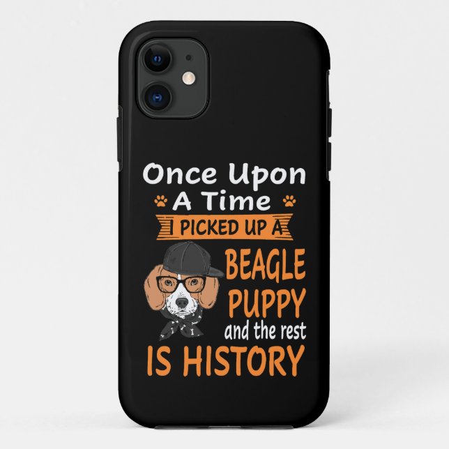 14 One Upon A Time  Beagle Puppy Case-Mate iPhone Case (Back)