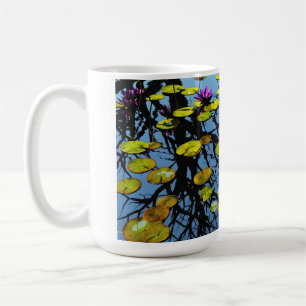 14 oz mug with "Calm Waters" image