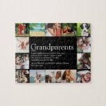 14 Photo Best Grandparents Ever Definition Jigsaw Puzzle<br><div class="desc">14 photo collage jigsaw for you to personalise for your special grandparents to create a unique gift. A perfect way to show them how amazing they are every day. Designed by Thisisnotme©</div>