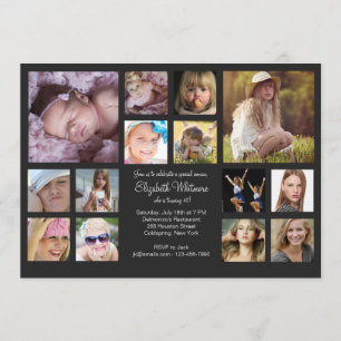 14 Photo Collage Invitation