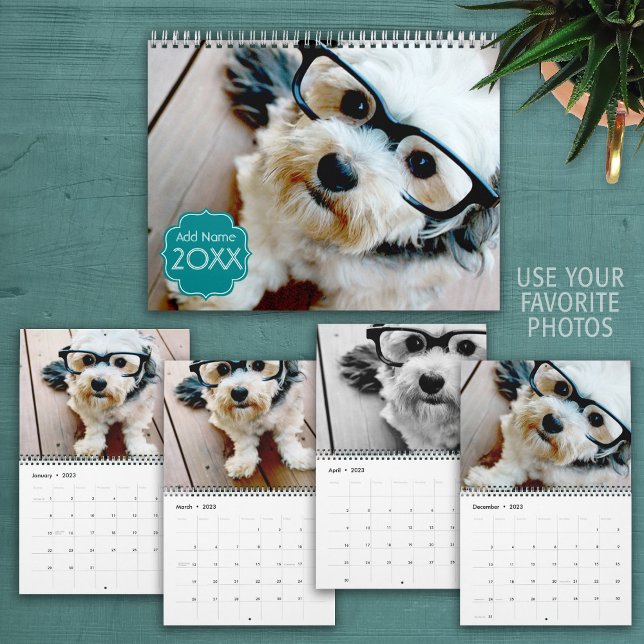 14 Photo Family Template - Whimsical Custom Photo Calendar (Creator Uploaded)