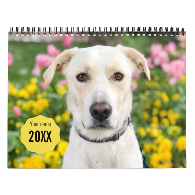 14 Photo Full Coverage - Modern Personalised Calen Calendar (Cover)