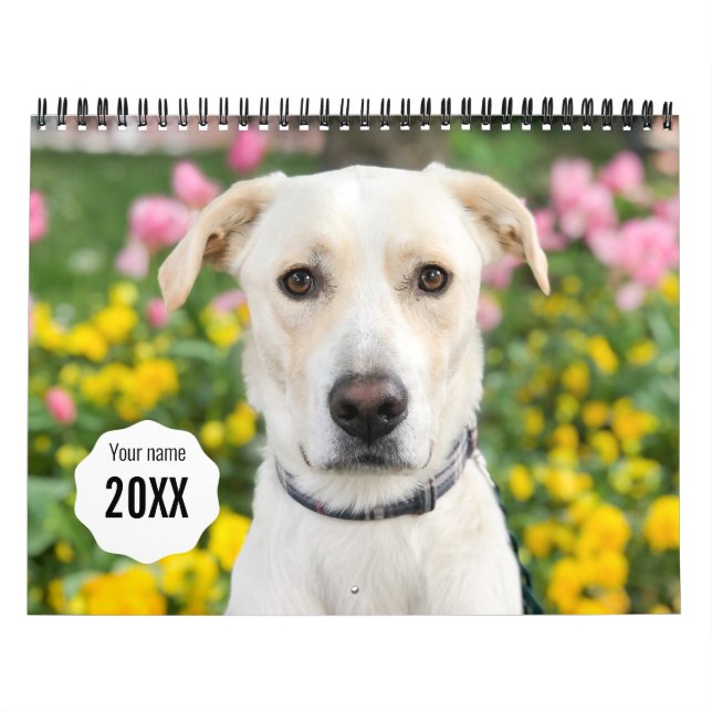 14 Photo Full Coverage - Modern Personalised  Calendar (Cover)