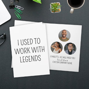 14 Photos I Used To Work With Legends Coworker Card