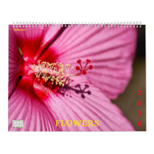 14 photos of flowers calendar