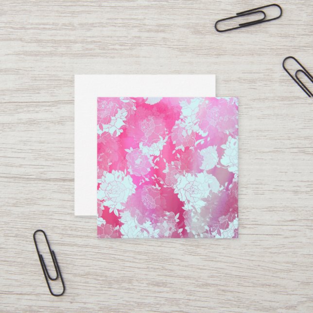 14 SQUARE BUSINESS CARD (Front/Back In Situ)