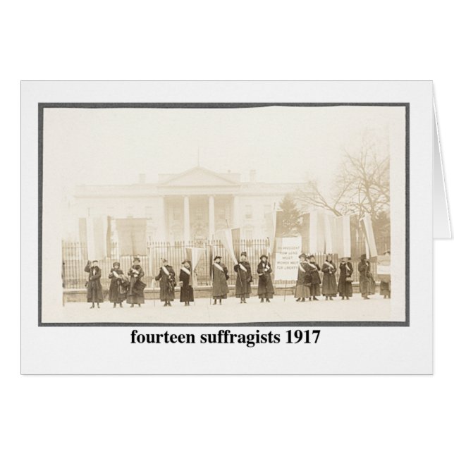 14 Suffragists, 1917 (Front Horizontal)