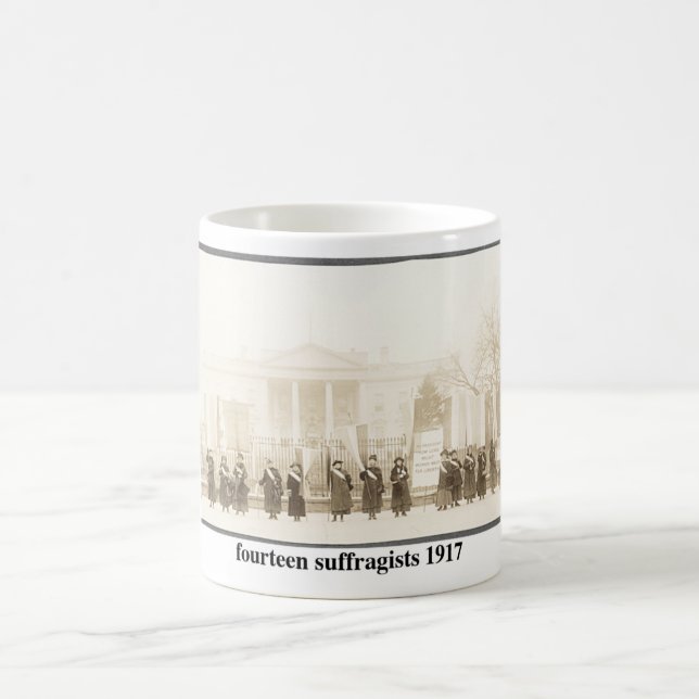 14 Suffragists, 1917 Coffee Mug (Center)