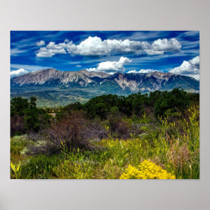 14" x 11", Colorado Poster
