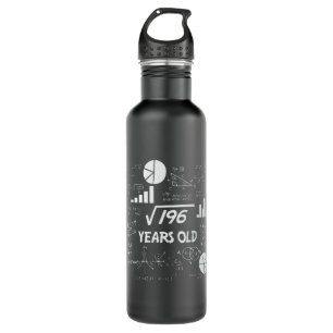 14 Year Old Bday Geeky Math 14th birthday Gift 710 Ml Water Bottle