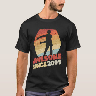 14 Year Old Birthday Boy Awesome Since 2009 T-Shirt