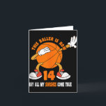 14 Year Old Happy 14th Birthday Basketball 14th Bi Card<br><div class="desc">14 Year Old Happy 14th Birthday Basketball 14th Birthday Tank Top</div>