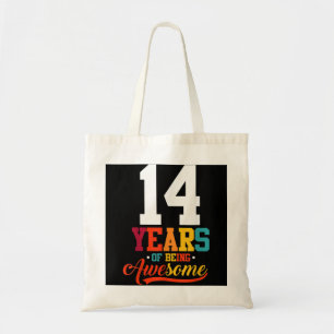 14 Years Of Being Awesome Gifts 14 Years Old 14th Tote Bag