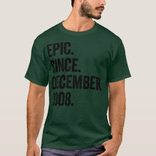 14 Years Old December 2008 14th Birthday T-Shirt