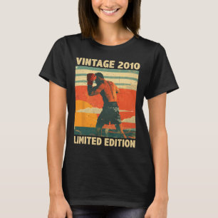 14 Years Old Gift Vintage Boxing Lover 14th Birthd T-Shirt