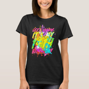 14 Years Old Let's Glow Party 14th Birthday It's M T-Shirt