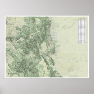 14ers of Colorado - Difficulty Legend Poster