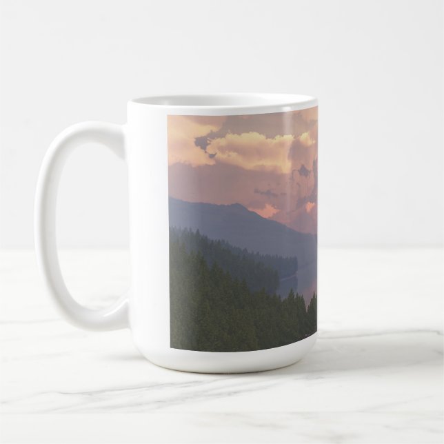 14oz mug with "Quiet Waters" image (Left)