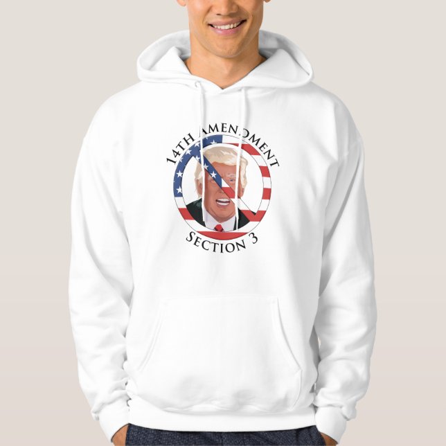 14th Amendment Anti-Trump Hoodie (Front)