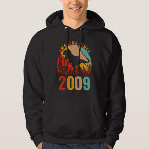 14th Bday Dinosaur T Rex Boys Retro Awesome Since  Hoodie