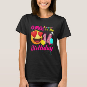 14th Birthday Balloon 14 Years Old Bday T-Shirt